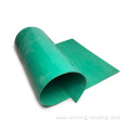 Green non asbestos rubber sealing gasket sheet